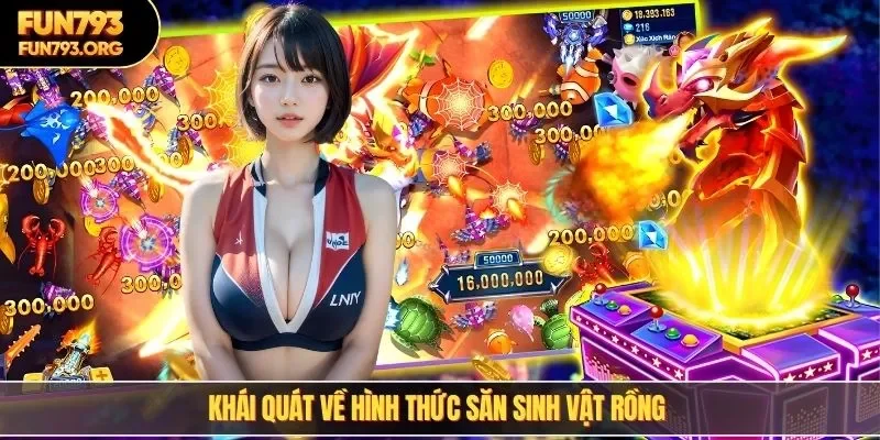 Khái quát về hình thức săn sinh vật rồng 